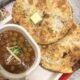 paneer naan with chaana