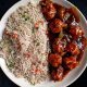 Fried rice with manchurian